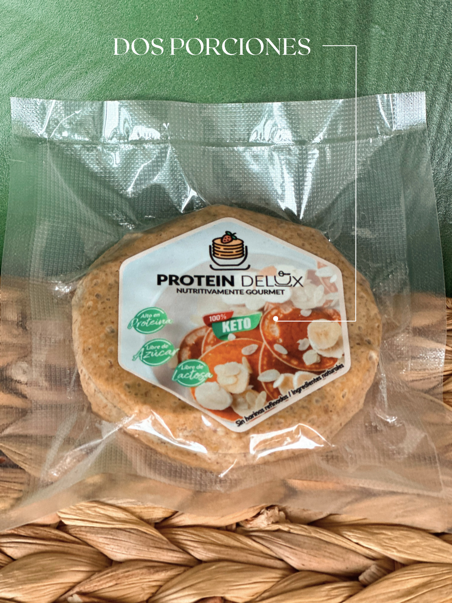 KETO PANCAKES 2 UNIDADES
